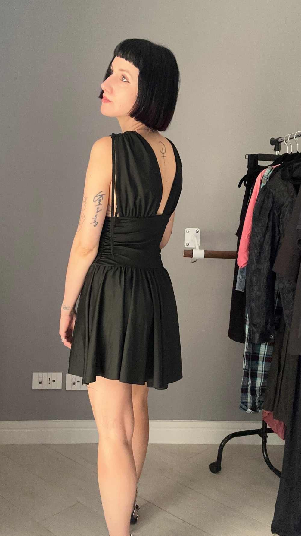 Black Marilyn mini dress