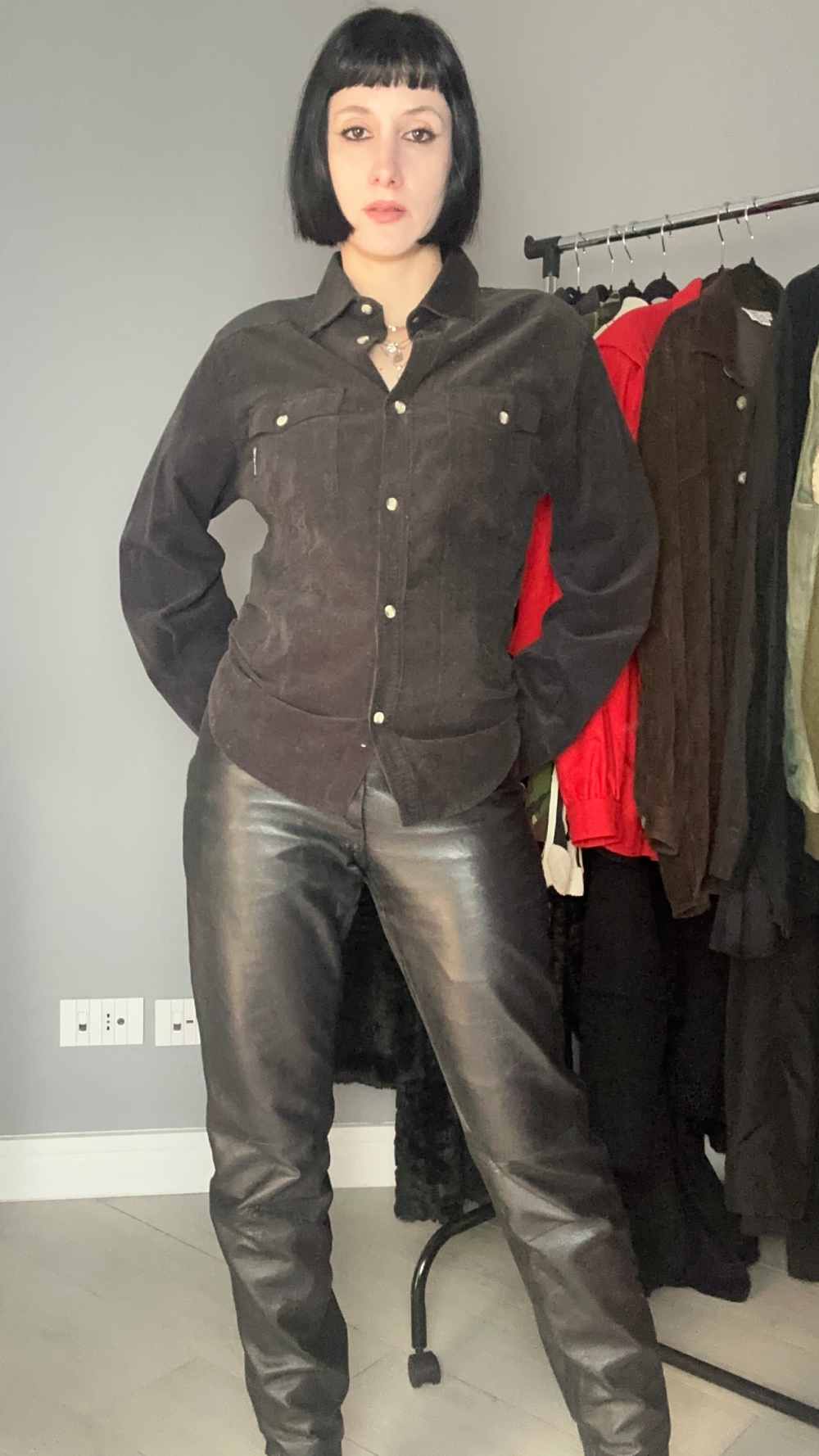 Camicia di velluto a coste
