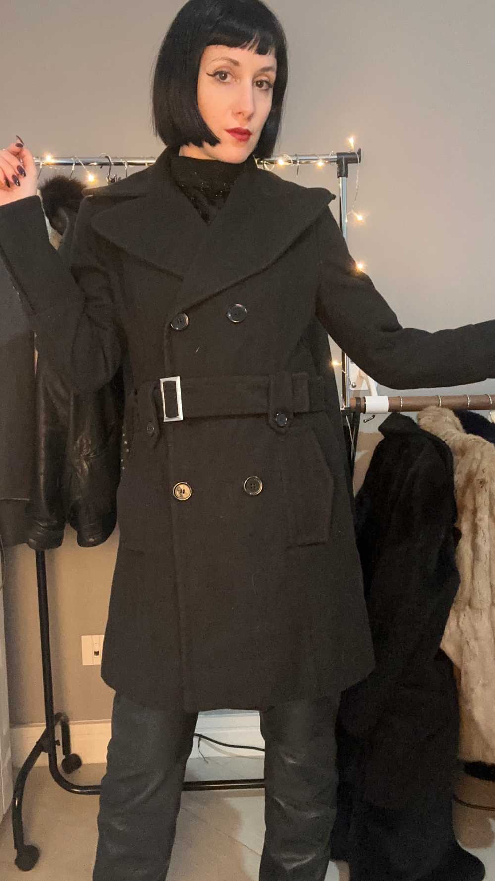 Cappottino con cintura