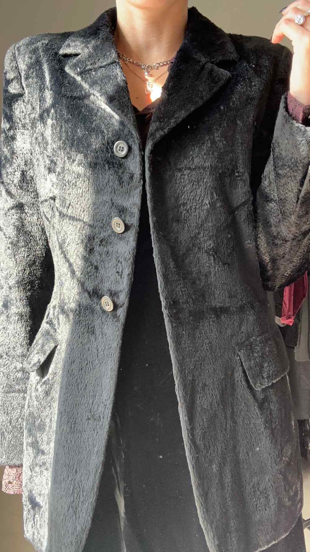 Giacca pelliccia sintetica