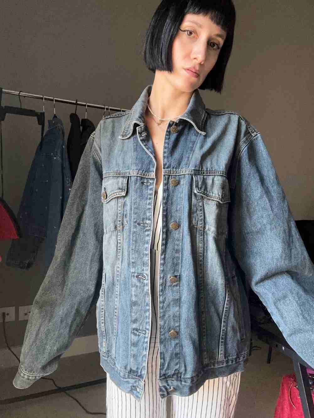 Giubbotto in denim classico