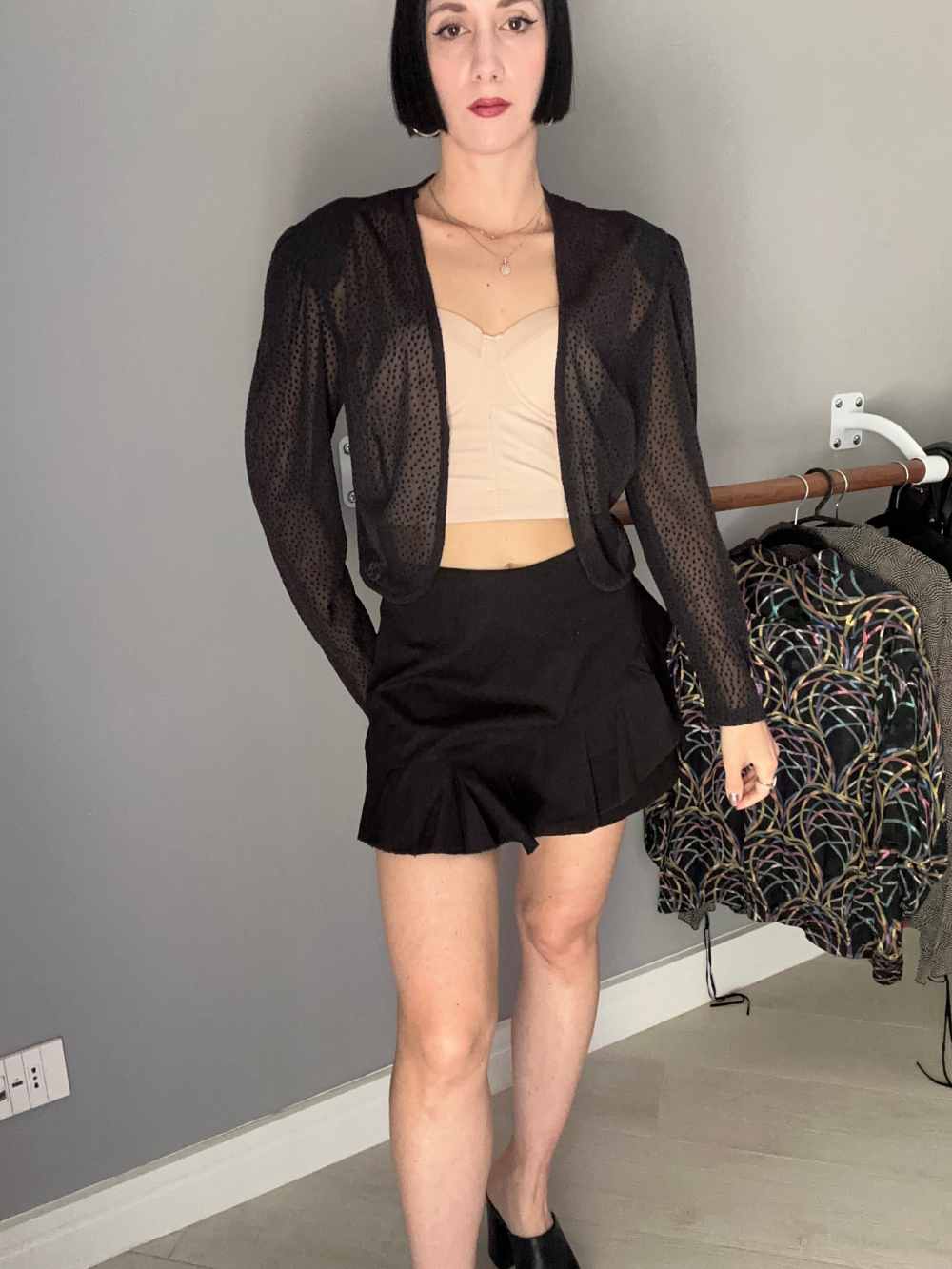 Gonna pantaloncino nera