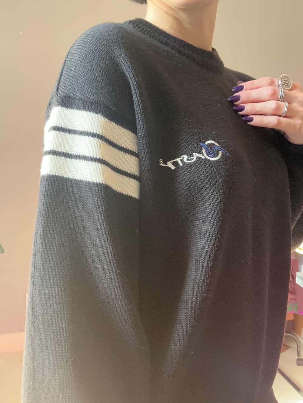 Maglione nero unisex