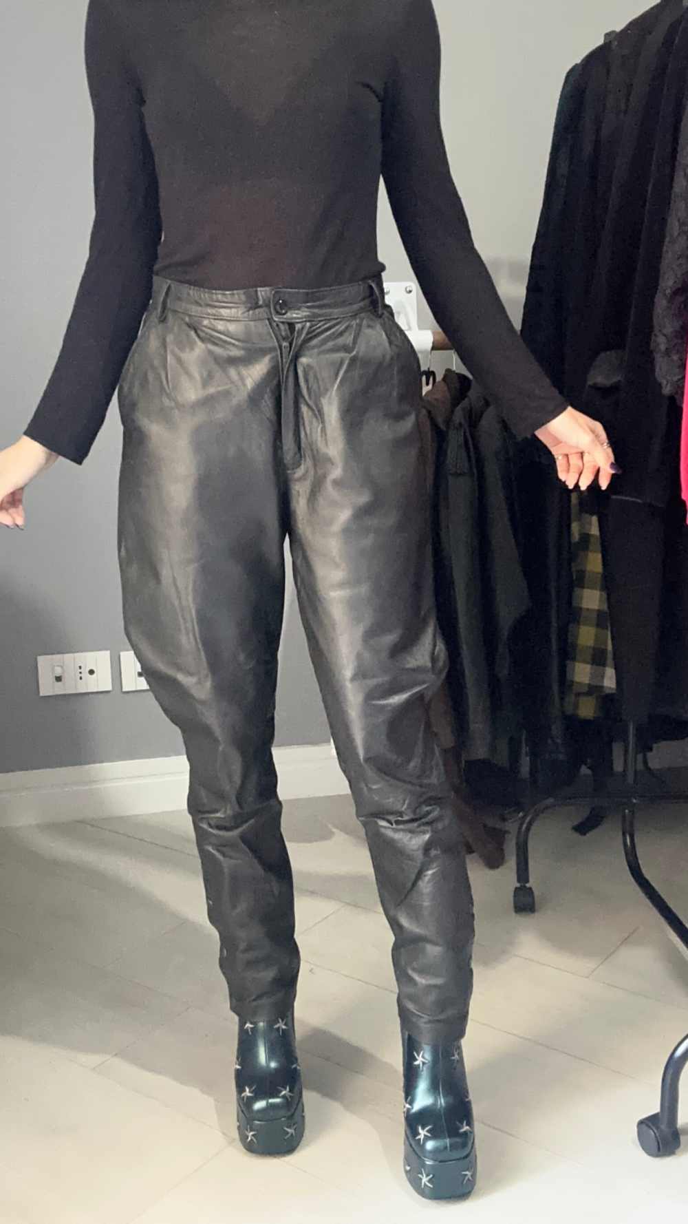 Pantalone vera pelle