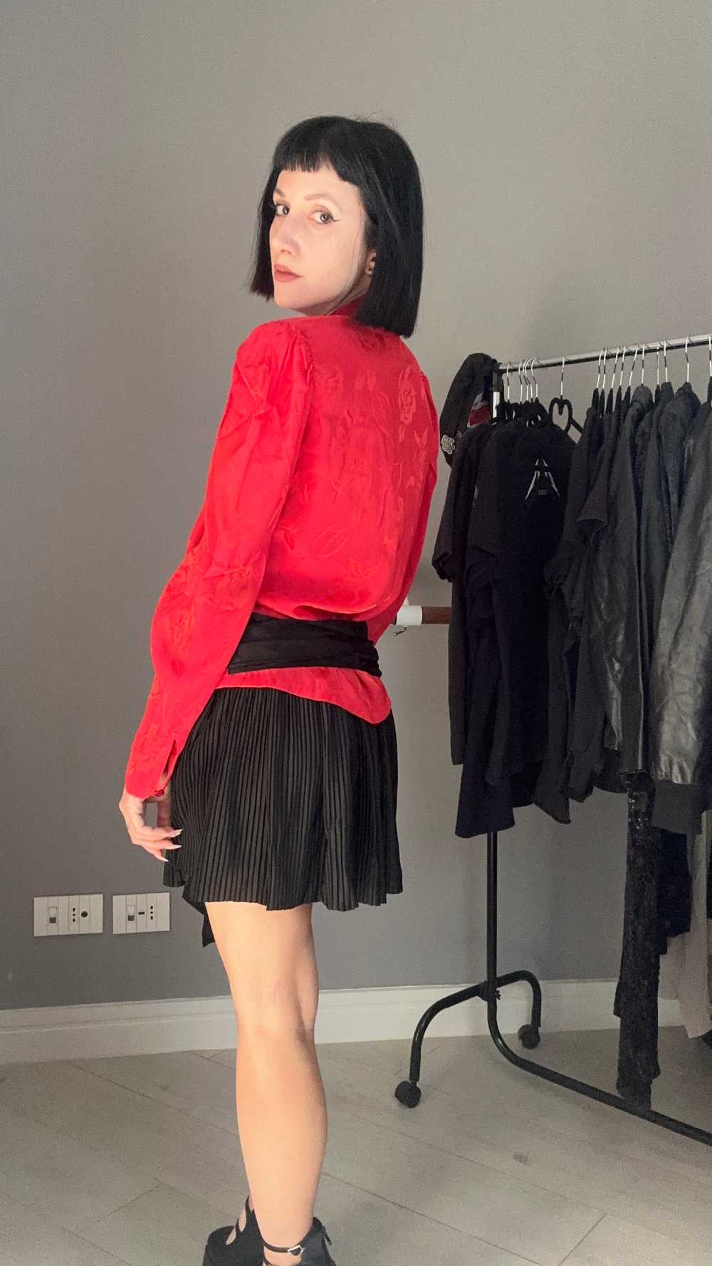 Dark cherry shirt