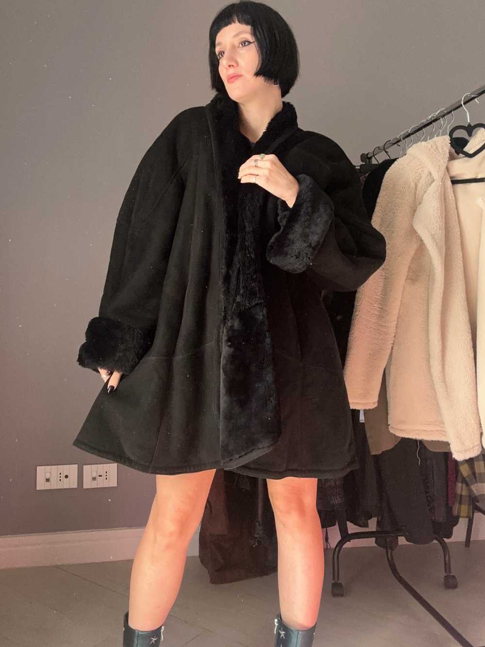 Shearling nero