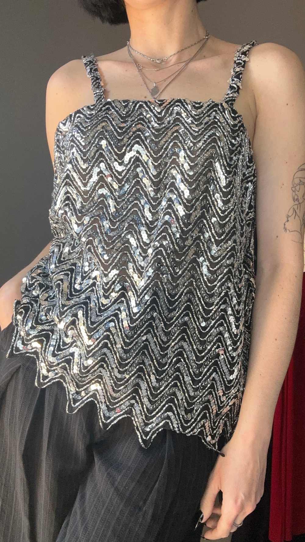 Top argento