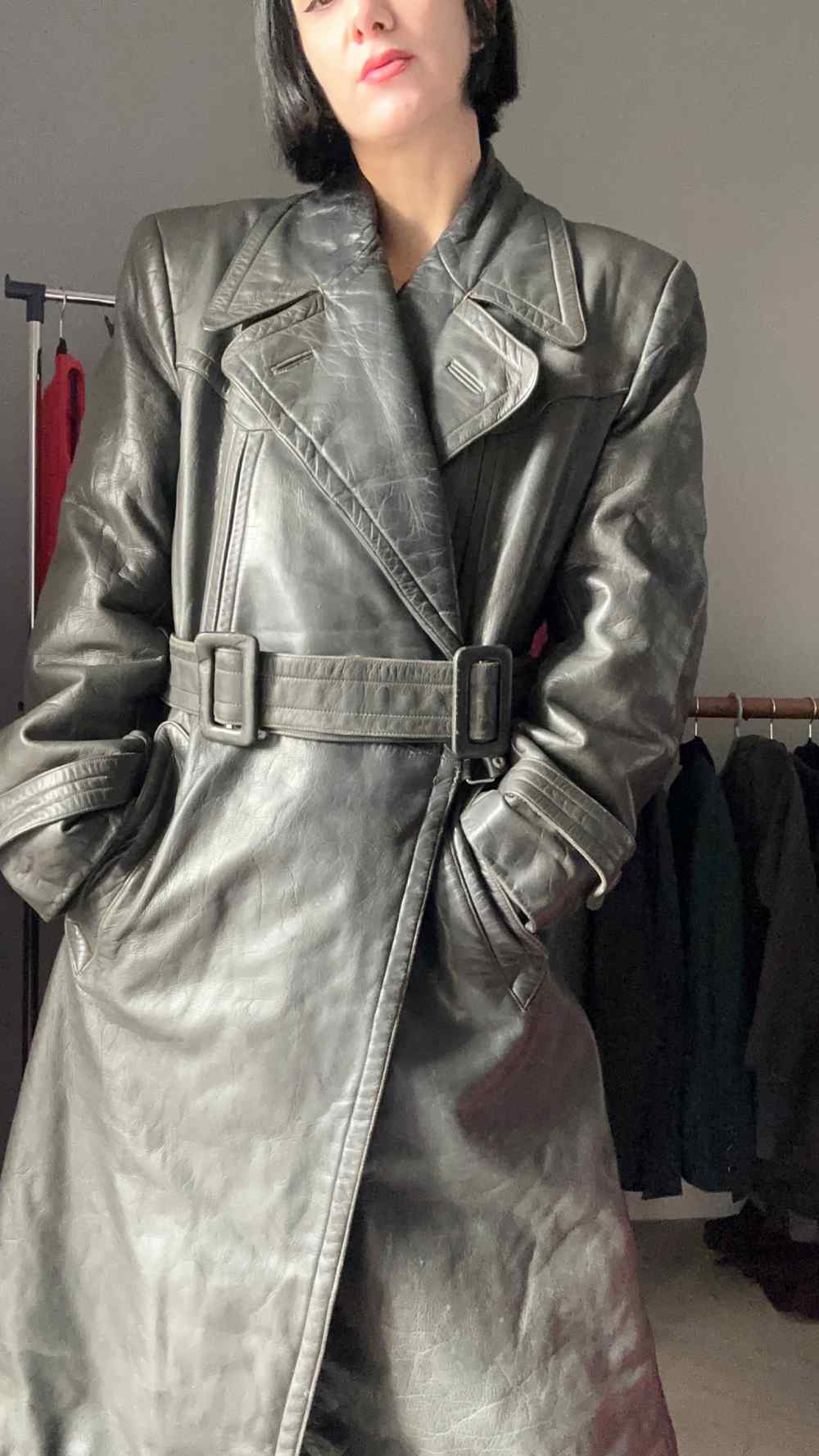 Trench vera pelle