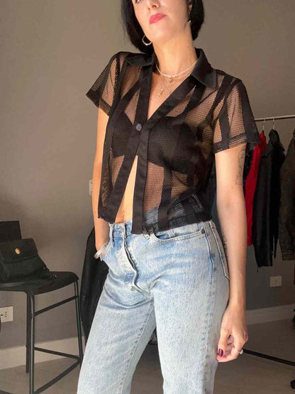 Fishnet shirt