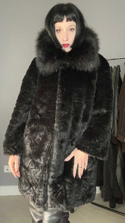 Rock faux fur
