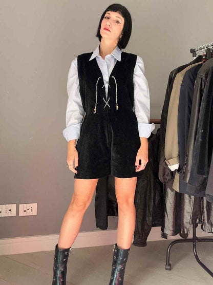 Tuta pantaloncino blu