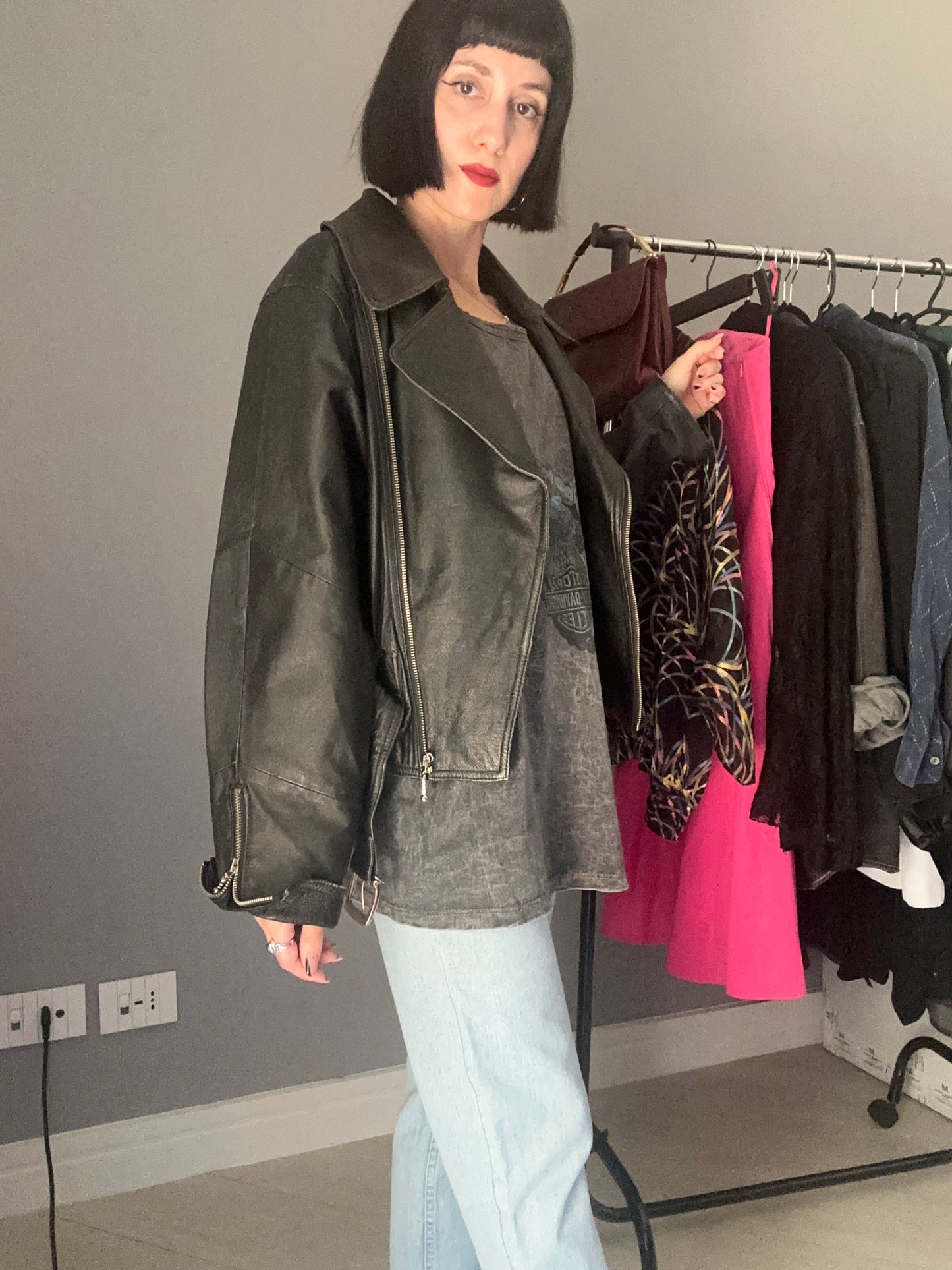 Giubbotto di pelle Avant Garde