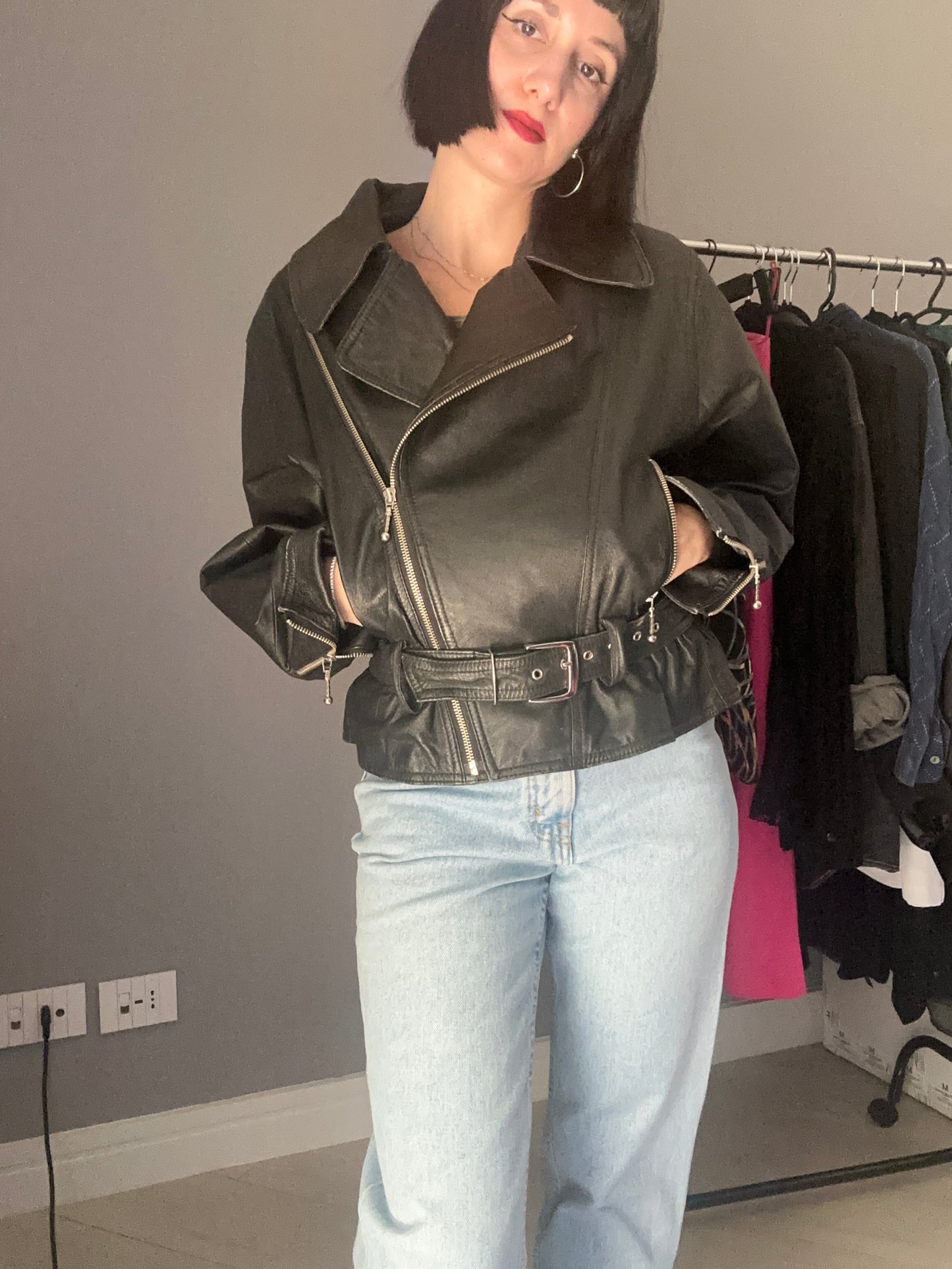 Giubbotto di pelle Avant Garde