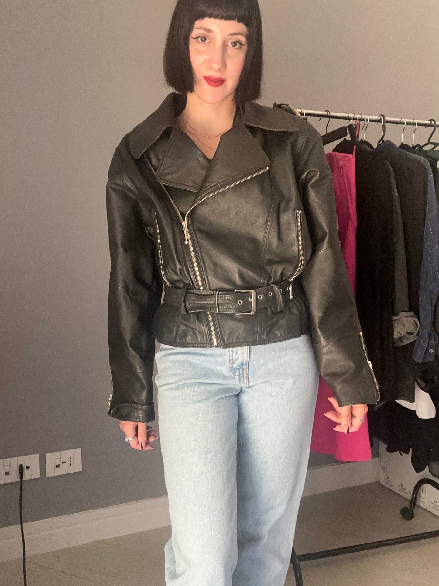 Giubbotto di pelle Avant Garde