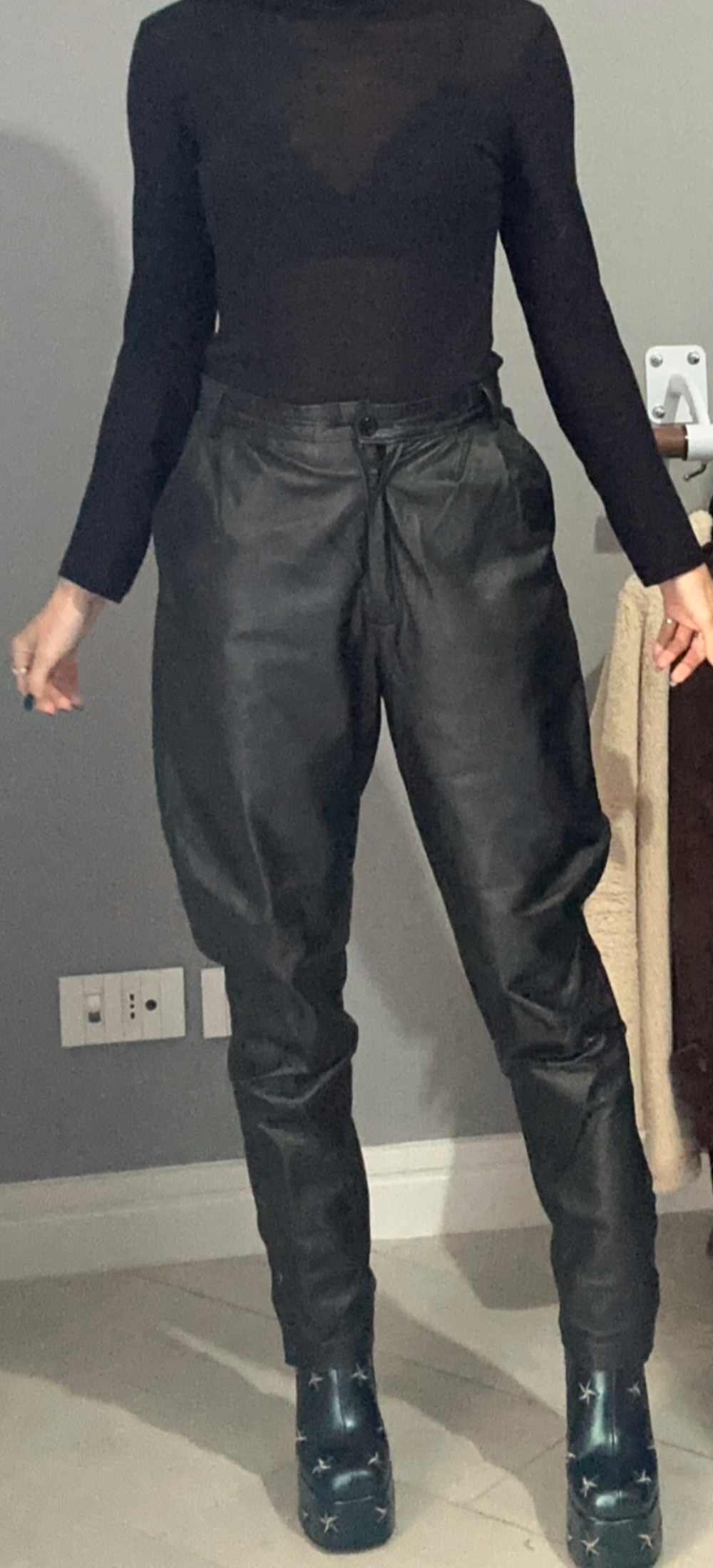 Pantalone vera pelle