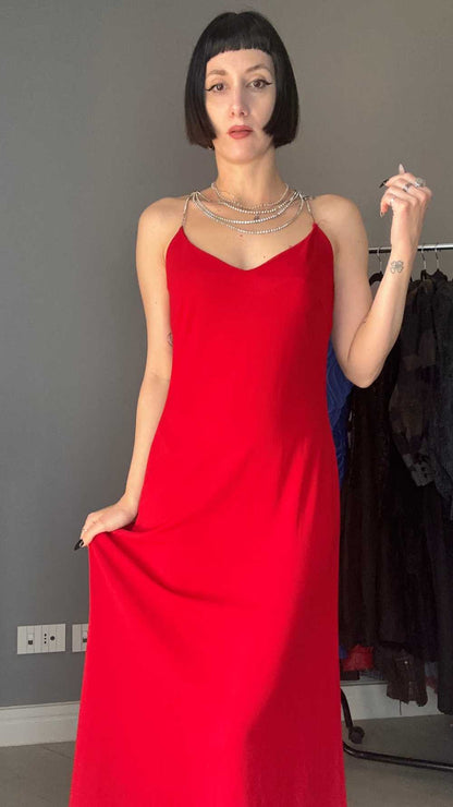 Abito rosso Luisa Spagnoli