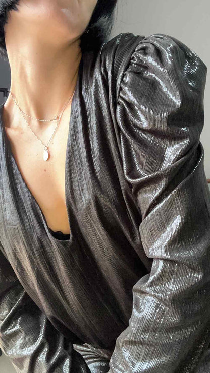 Party dress metallizzato