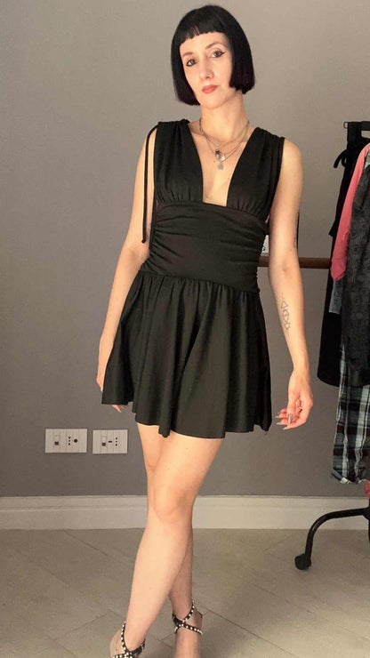 Black Marilyn mini dress