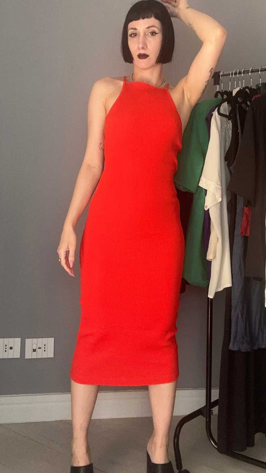 Abito Hot Red