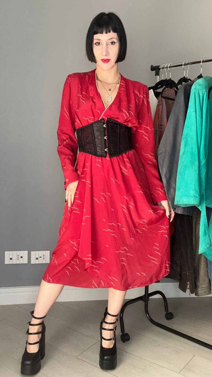 Red dress