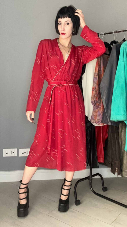 Red dress