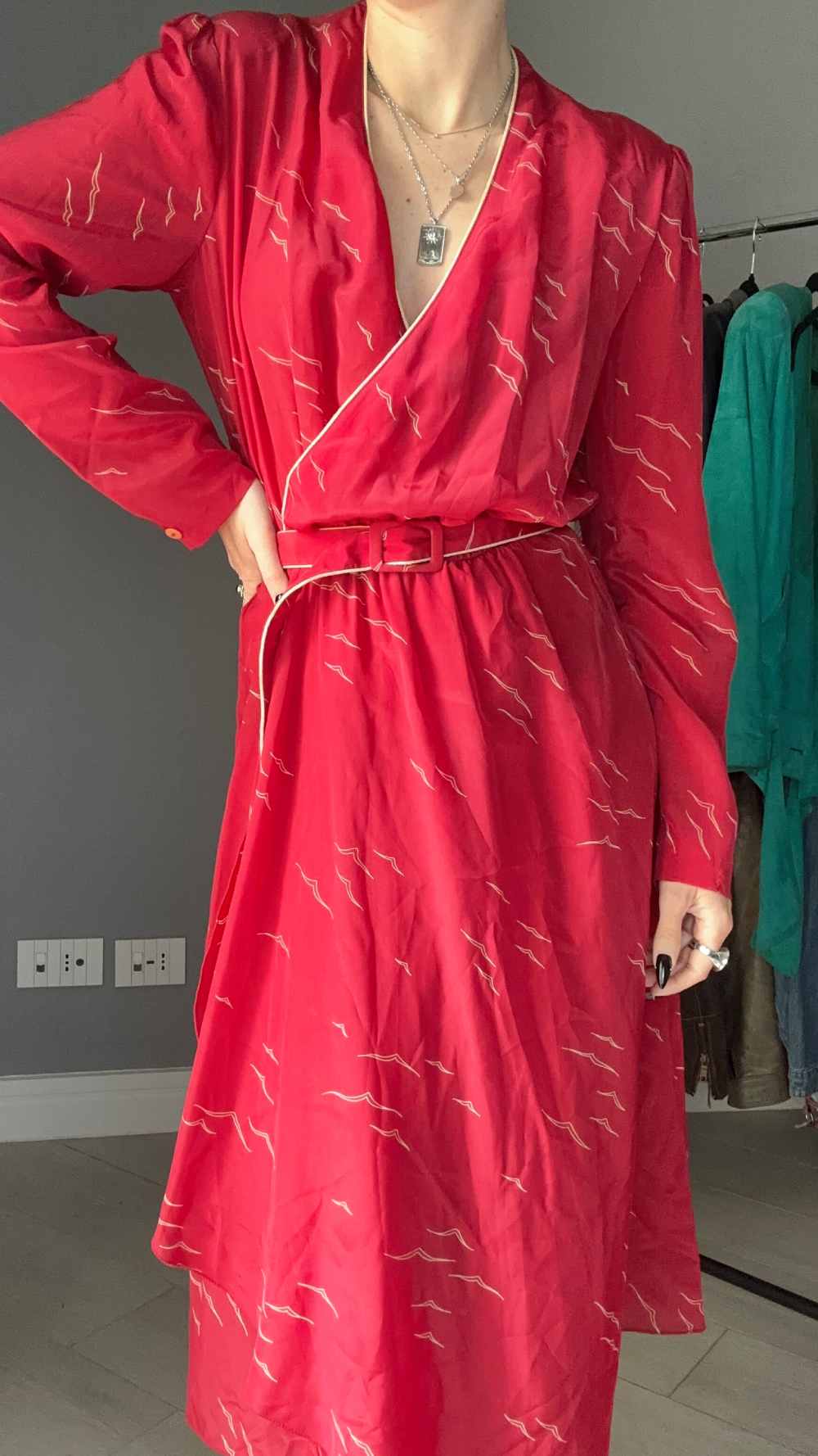 Red dress