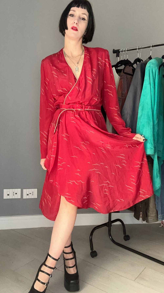 Red dress