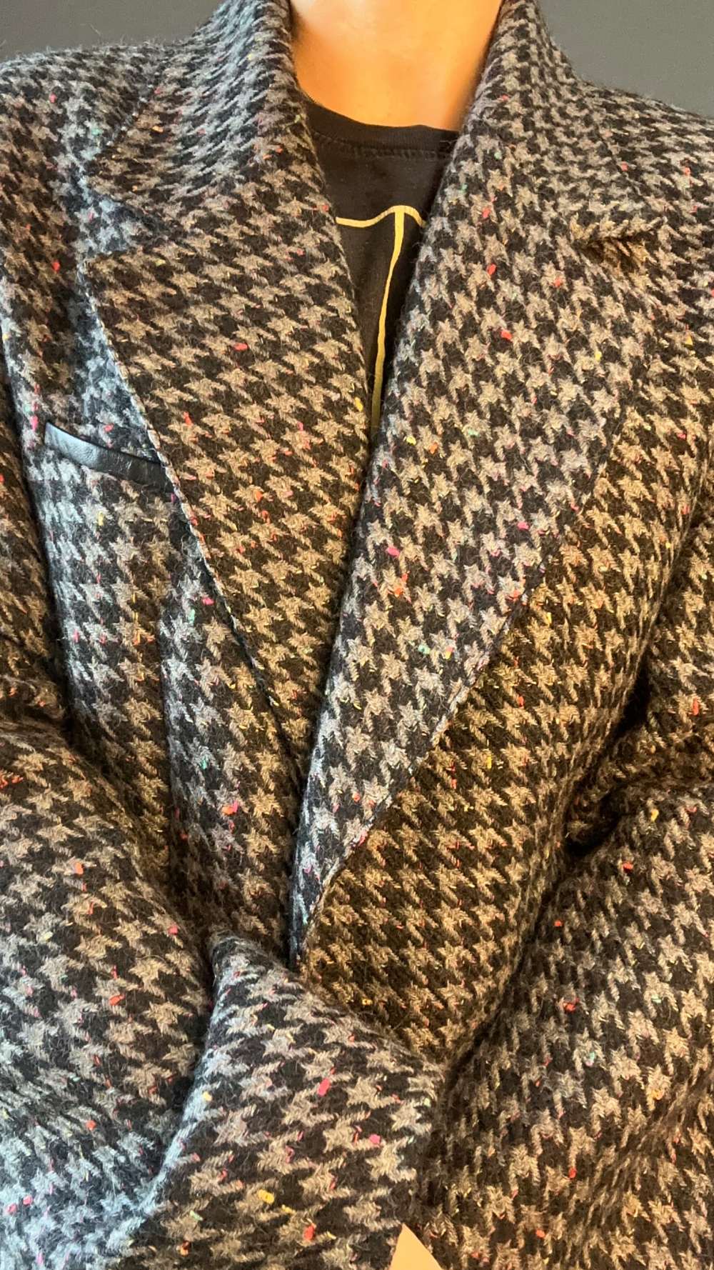 Blazer pied de poule