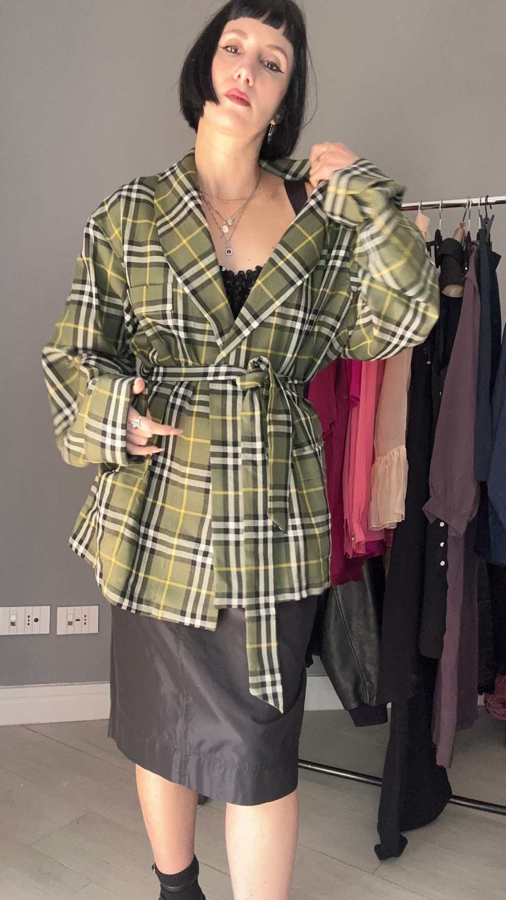 Blazer tartan