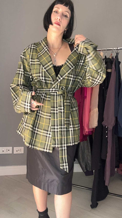 Blazer tartan
