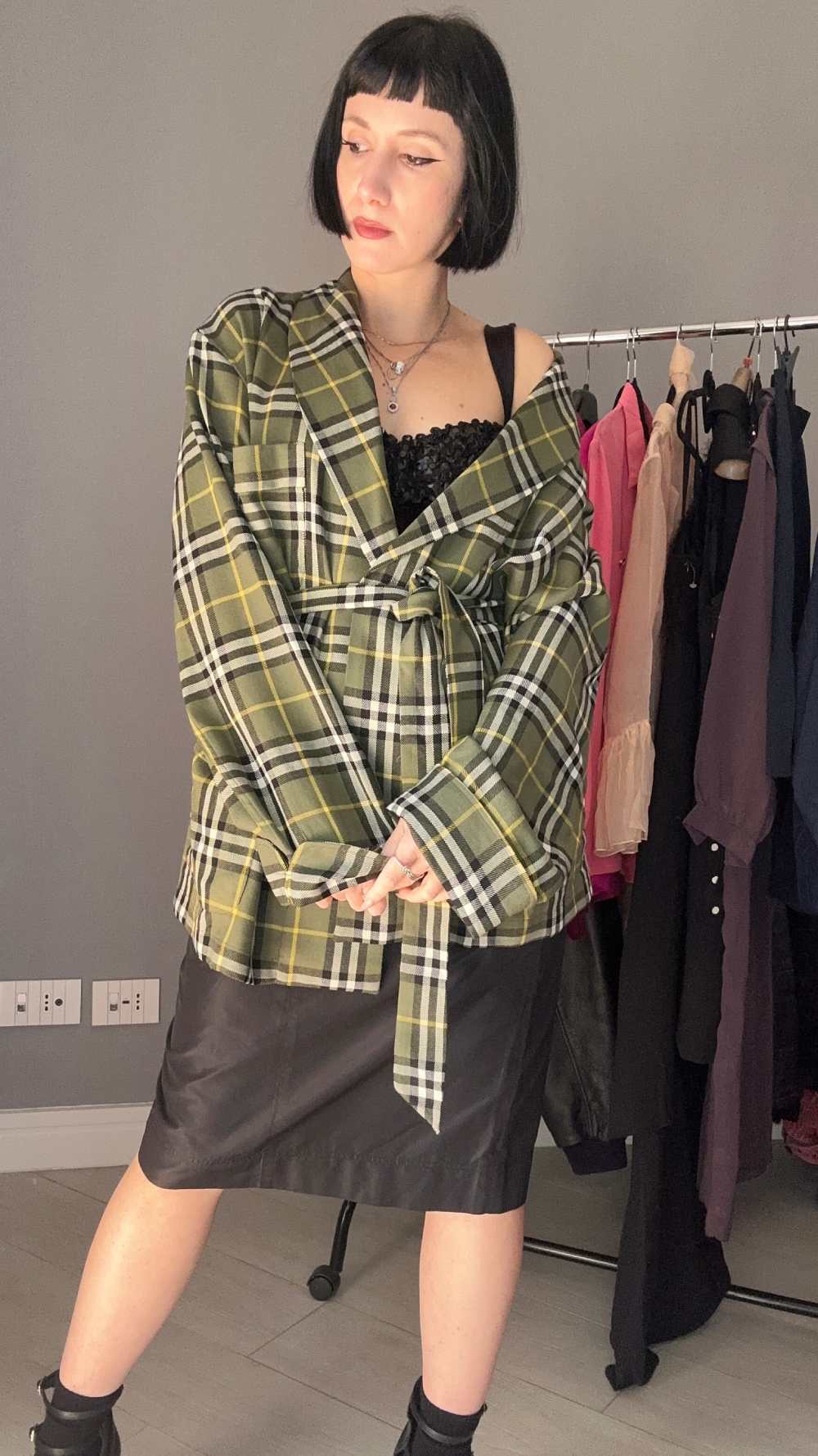 Blazer tartan