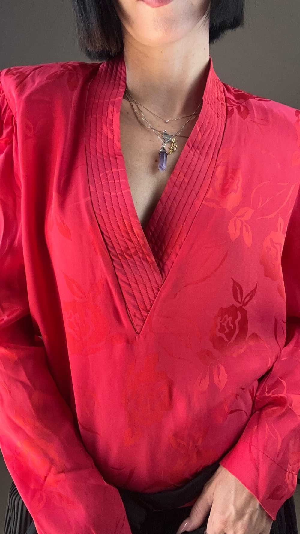 Dark cherry shirt