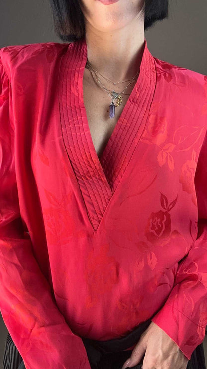 Dark cherry shirt