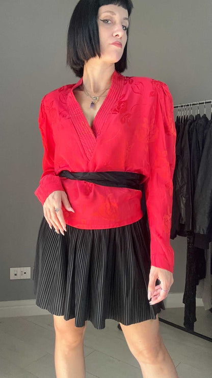 Dark cherry shirt