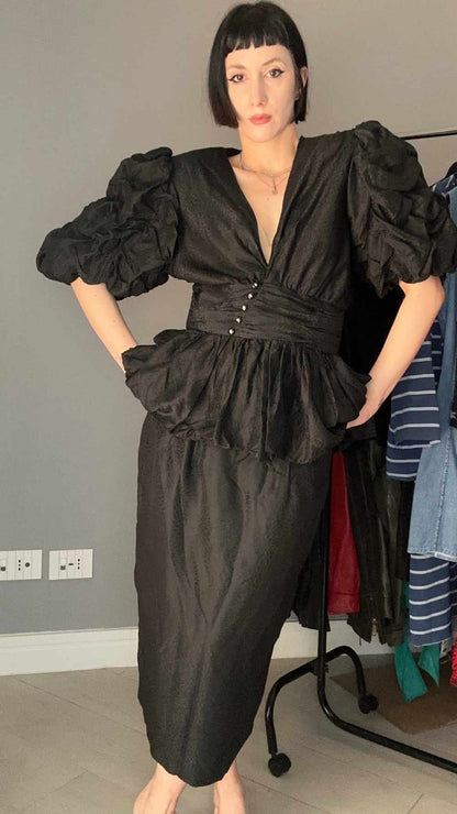 Blusa seta anni '80