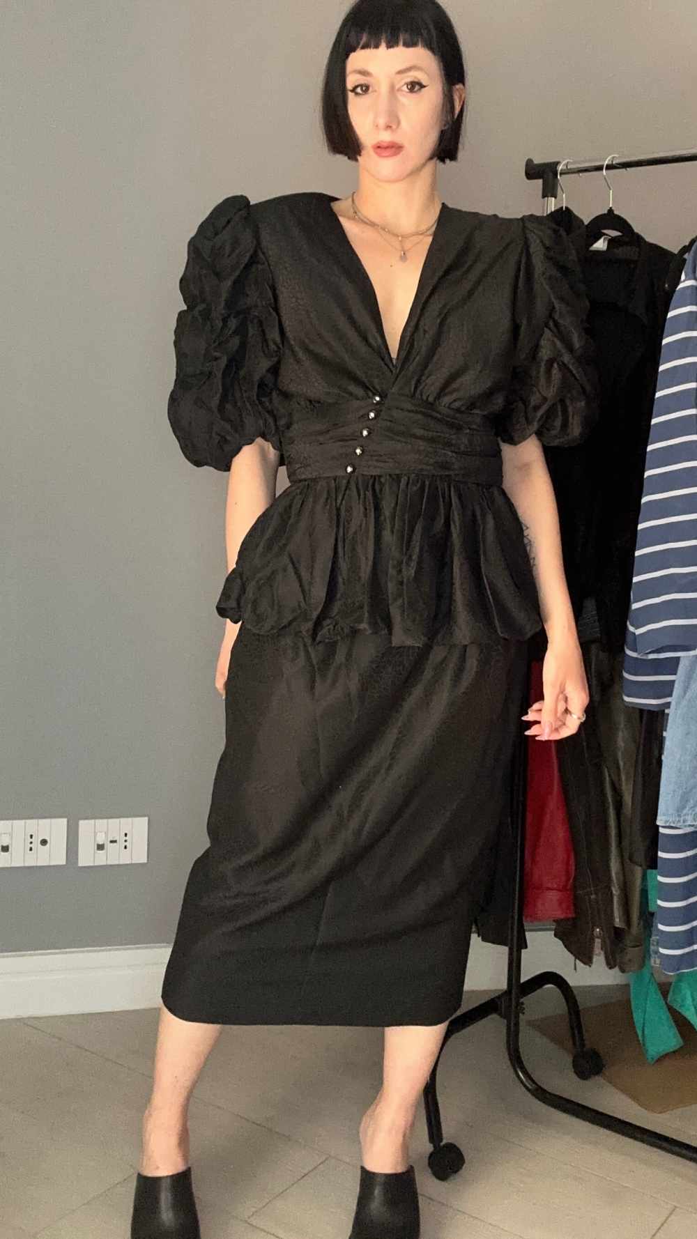 Blusa seta anni '80