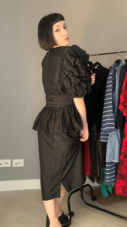 Blusa seta anni '80