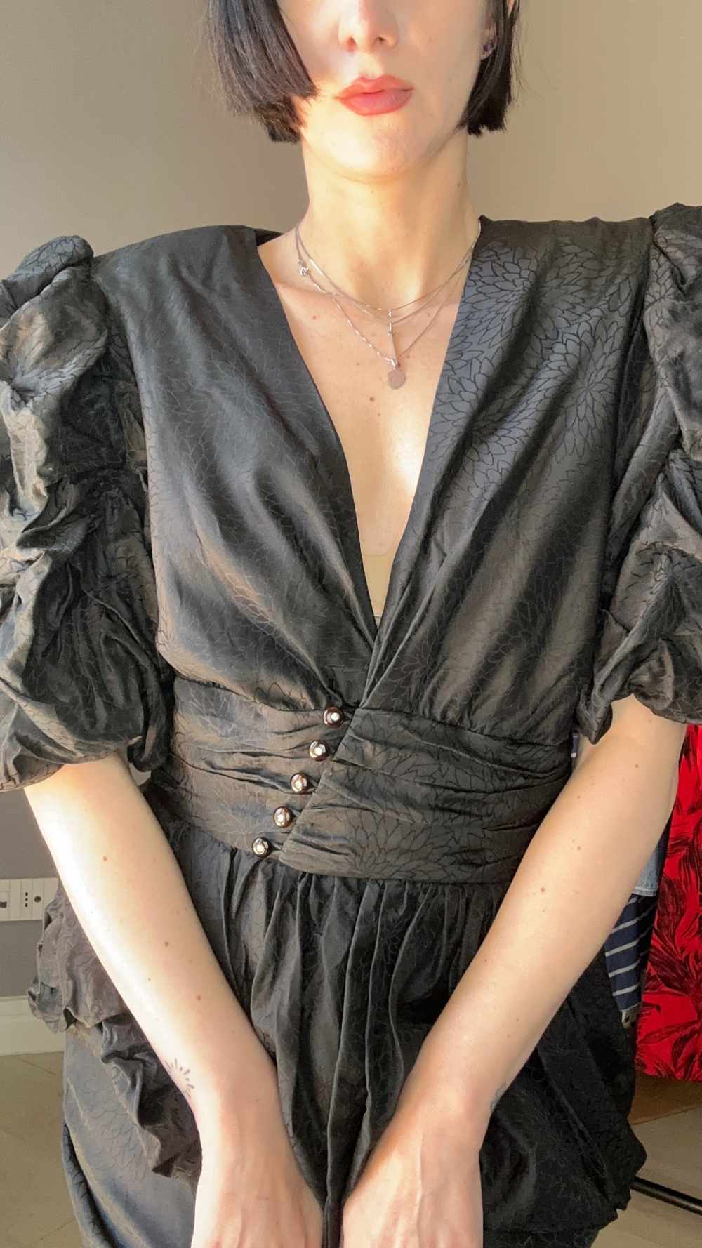 Blusa seta anni '80