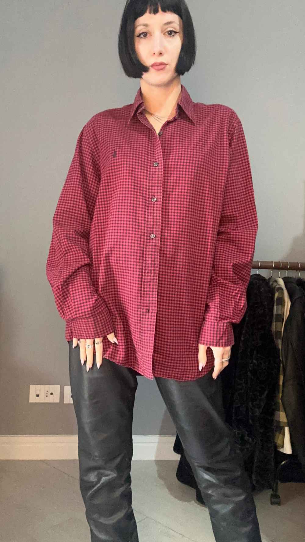 Camicia Ralph Lauren rossonera