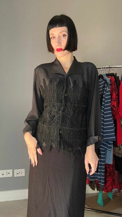 Camicia dark lace