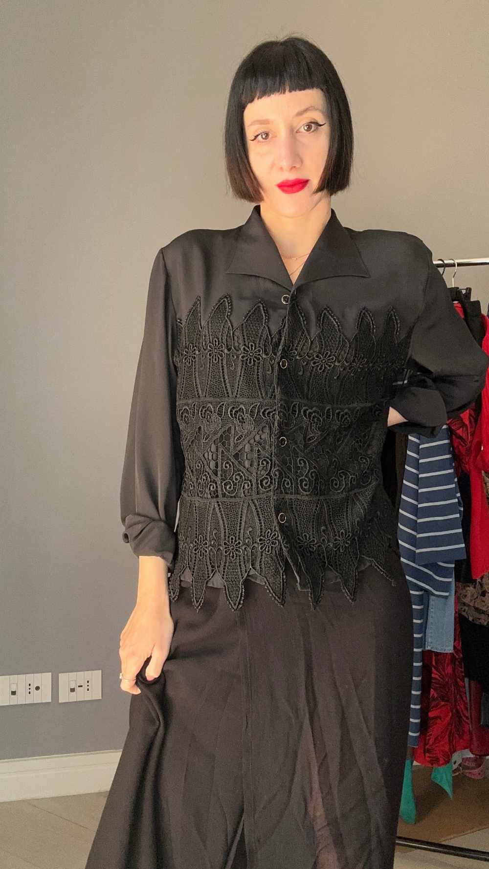 Camicia dark lace