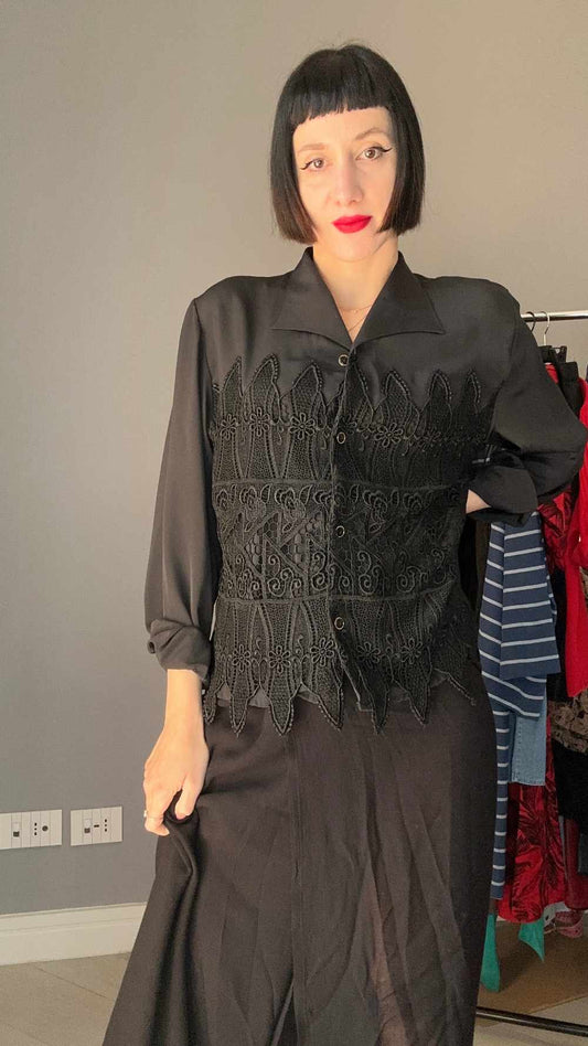 Camicia dark lace