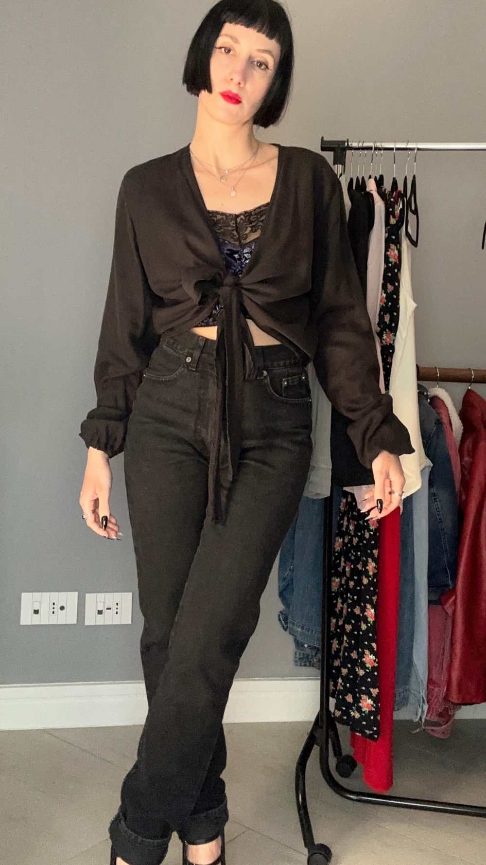 Jeans nero vintage