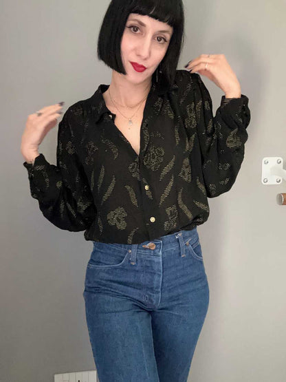 Camicia Courtney semitrasparente