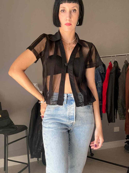 Fishnet shirt