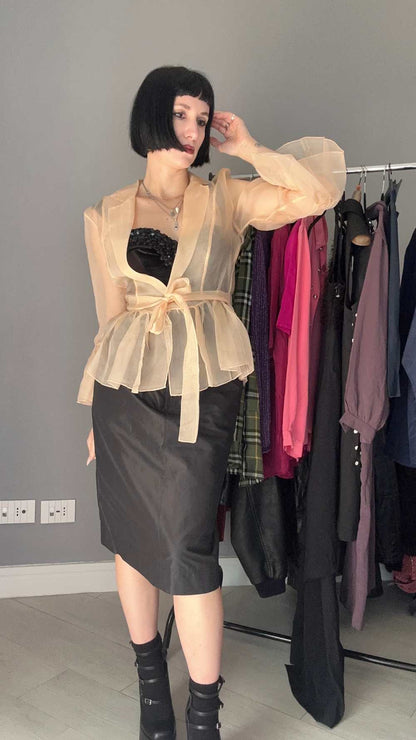 Camicetta in organza