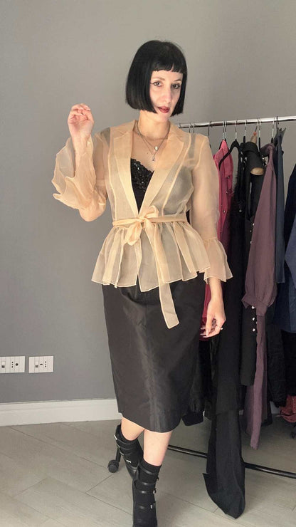 Camicetta in organza