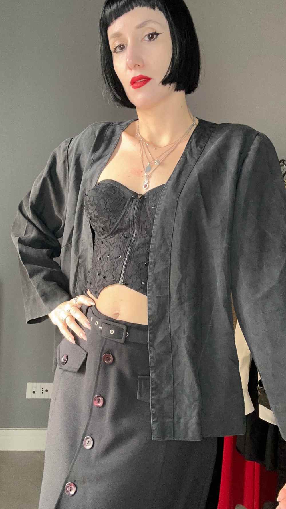 Camicia aperta in seta