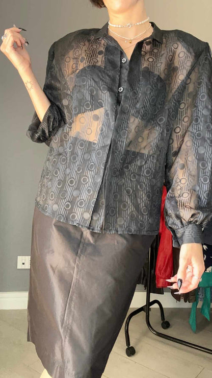 Camicia dark elegance