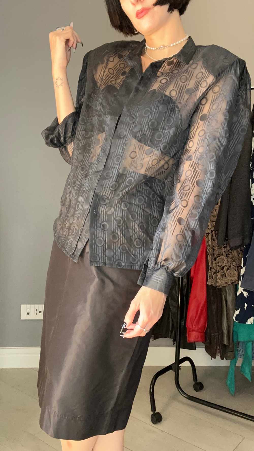 Camicia dark elegance